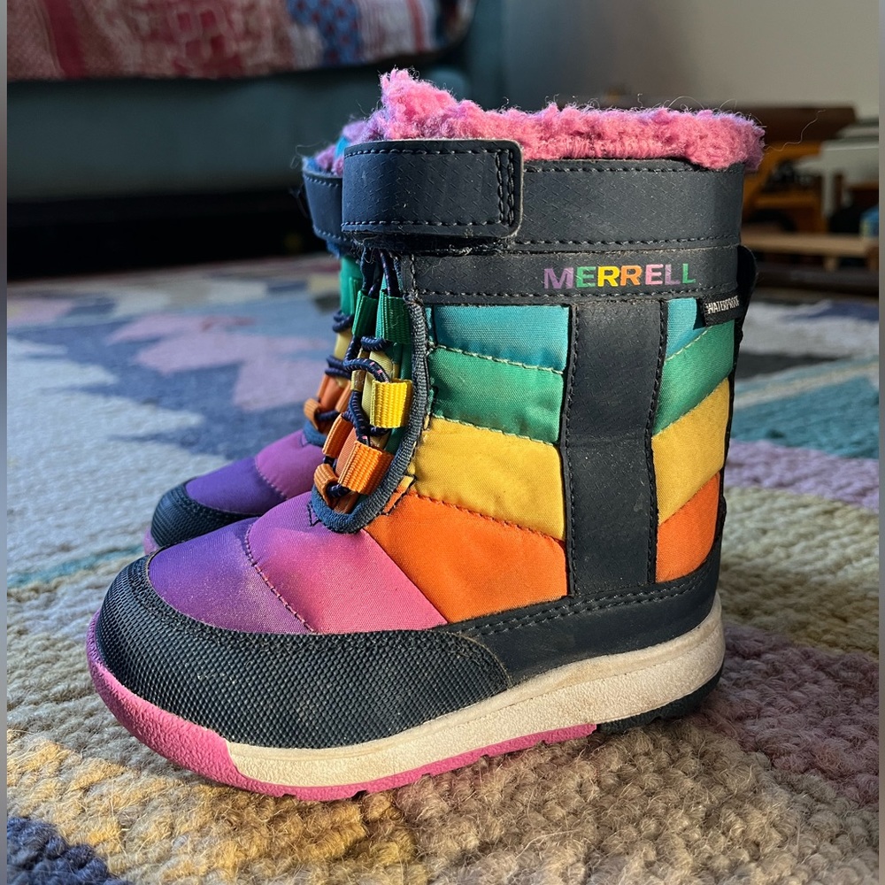 Merrell toddler boots size 5